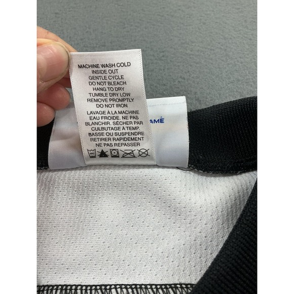 Junior Fuel Jersey Boys Large Black Hockey Athletic Knit Walker 42 Youth - Picture 4 of 11